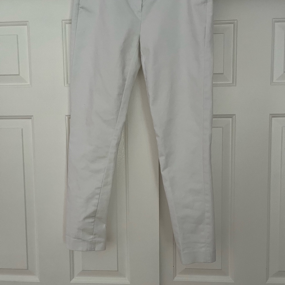 Michael Kors White Pants with Gold Accent - Picture 4 of 7